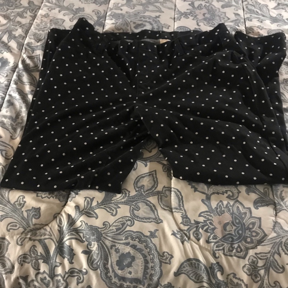 Polka dot jeggings